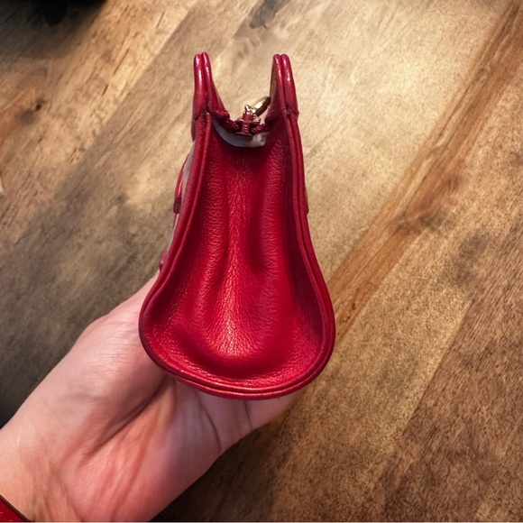 Vinyl CC Logo Cosmetic Pouch Red - Picture 6 of 10